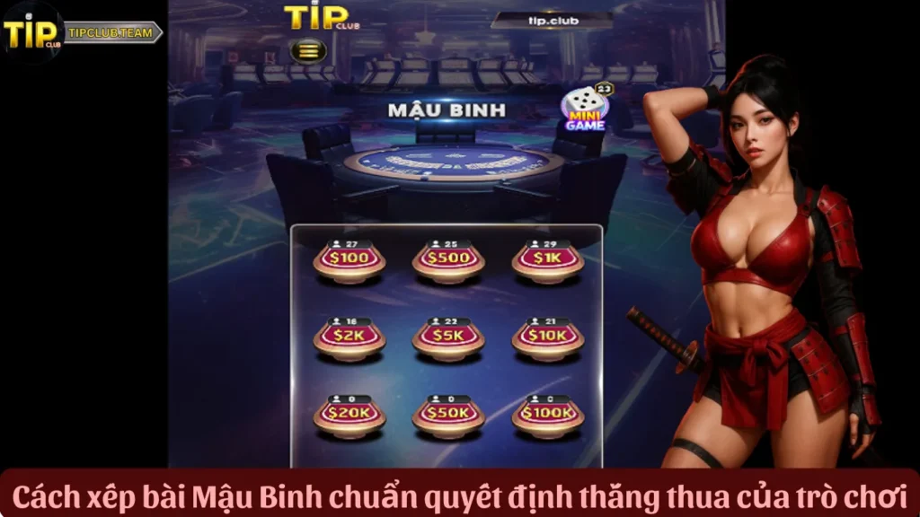 Cách xếp bài Mậu Binh chuẩn quyết định thắng thua của trò chơi