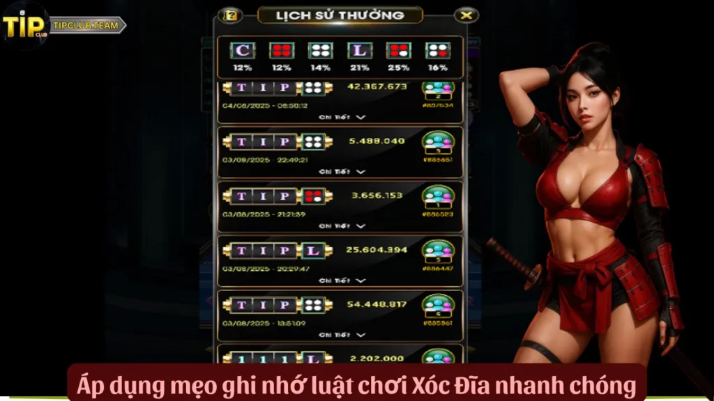 Áp dụng mẹo ghi nhớ luật chơi Xóc Đĩa nhanh chóng